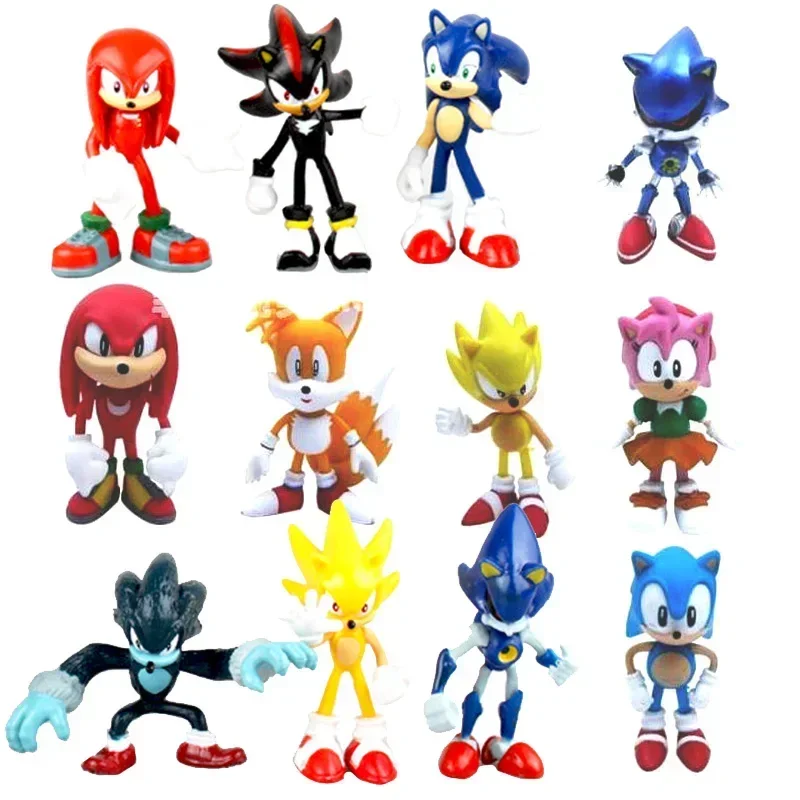 Model Kit Sonic - Conjunto de figuras de ação do