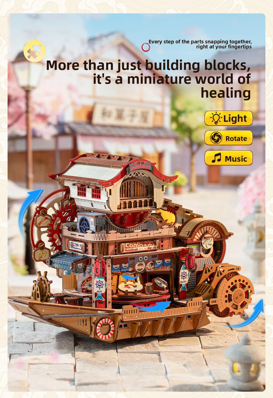 Model Kit Competition - Quebra-Cabeças 3D de Competição de Skate