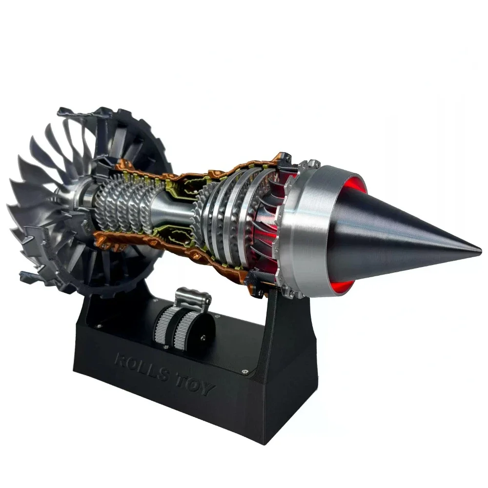 Model Kit Jet Engine - Tr 900 1/25 aeronave turbofan motor