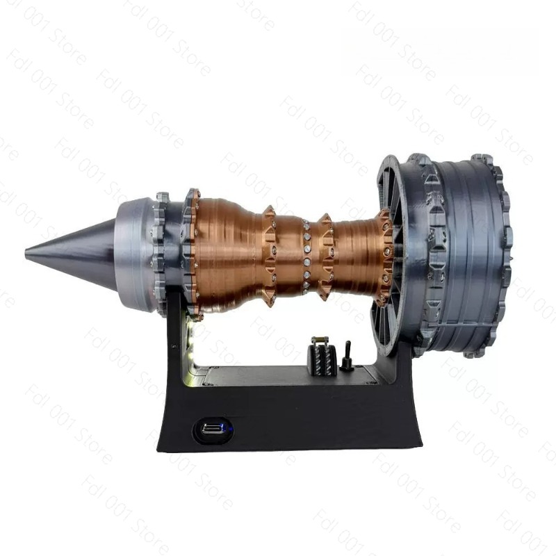 Model Kit Jet Engine - Kit de Modelo de Motor Turbofan