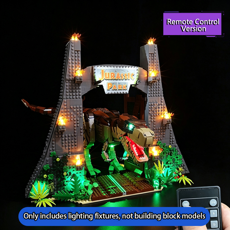 Model Kit Jurassic Park - Kit de iluminação LED BRIXSPARK para