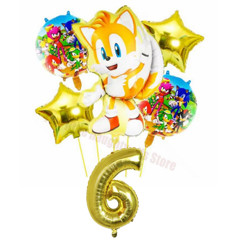 Model Kit Sonic - Jogo dos desenhos animados sonic balão