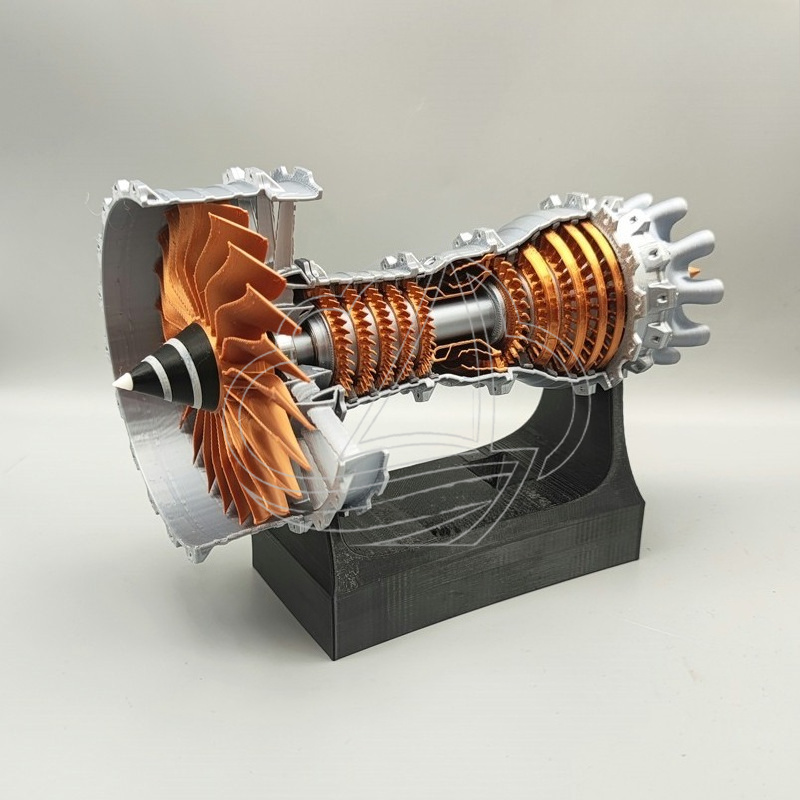 Model Kit Jet Engine - Modelo de Motor Turbofan Mini Operável