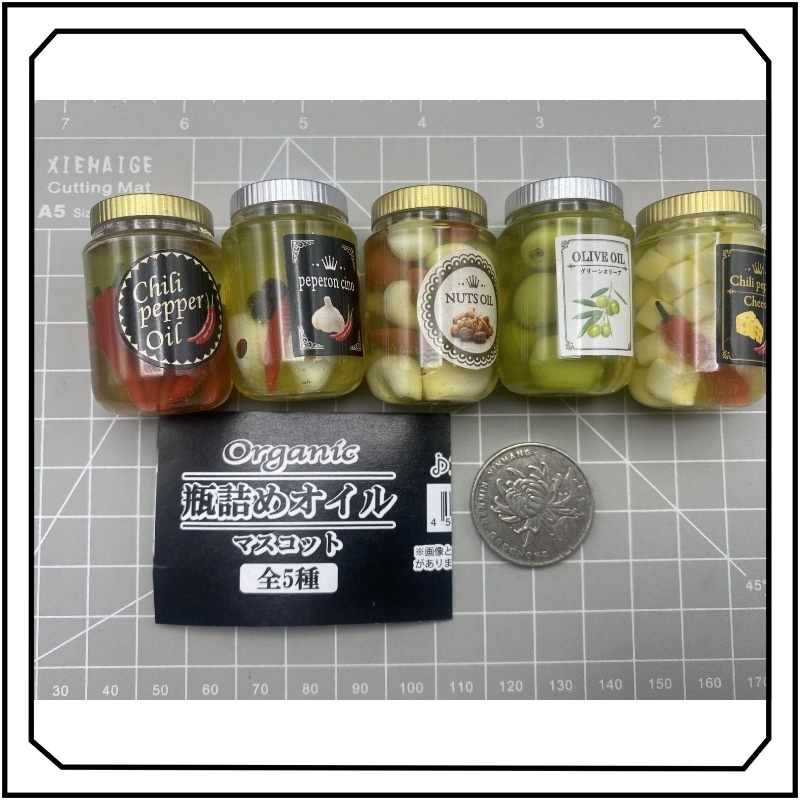 Model Kitchen Set Pvc - Conjunto de Miniaturas de Alimentos em