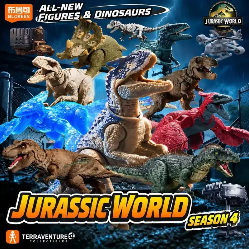 Model Kit Diorama - 【EM ESTOQUE】BLOKEES Jurassic World Terraventure Temporada