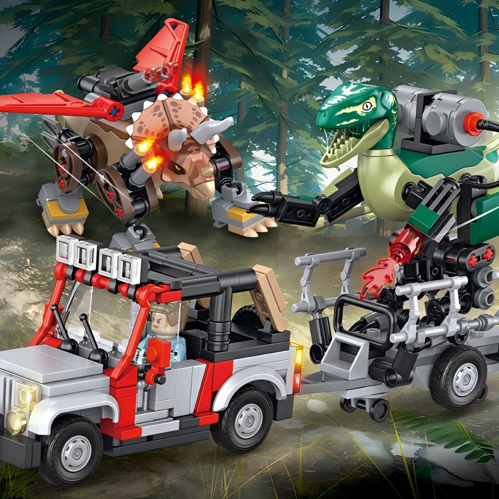 490 Peças MOC Blocos de Montar - Model Kit Jurassic Park avaliação e preço
