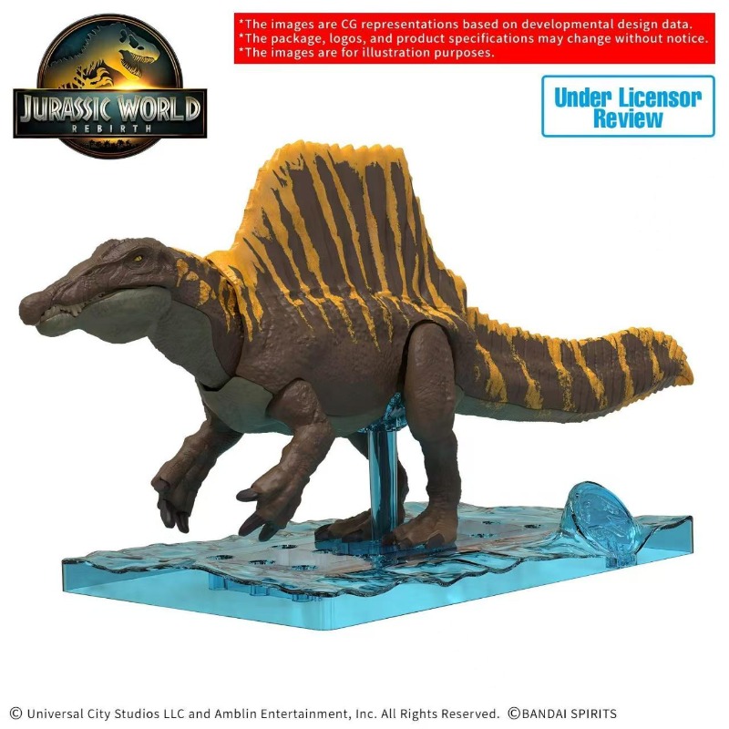Em estoque bandai original pla - Model Kit Jurassic Park avaliação e preço