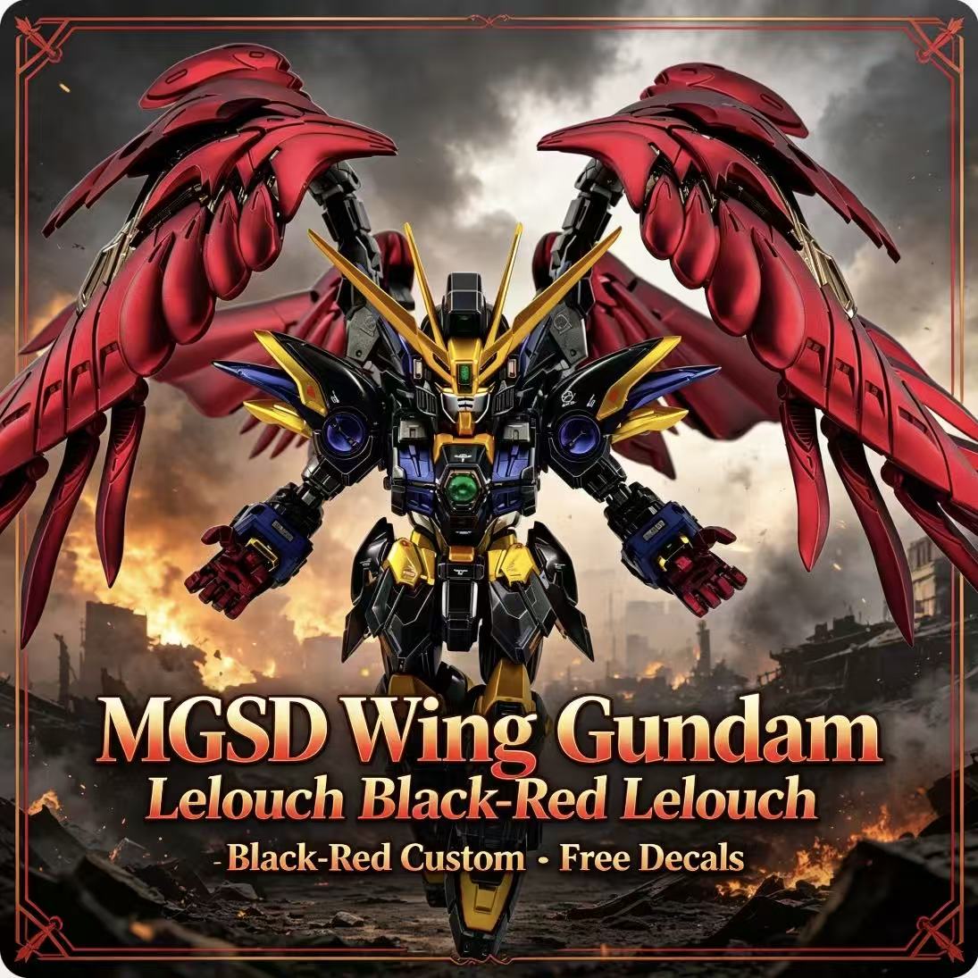 MGSD Wing Lelouch: Kit de Mont - Model Kit Eighty Six avaliação e preço