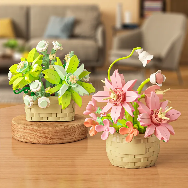 DIY MOC Plantas em Vaso: Rosas - Model Kit Expert avaliação e preço