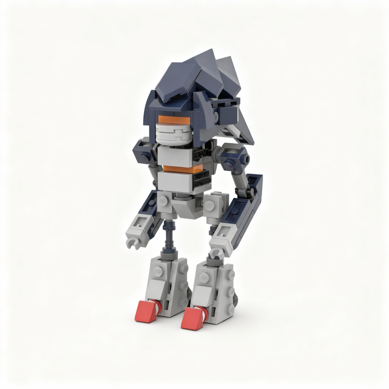 134 peças MOC Mecha Sonic Mk I - Model Kit Sonic avaliação e preço