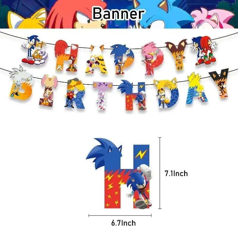 Kit de Decorações para Festa d - Model Kit Sonic avaliação e preço