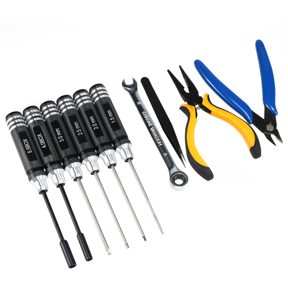 Kit de Ferramentas RC 10 em 1  - Model Kit Tool Set avaliação e preço
